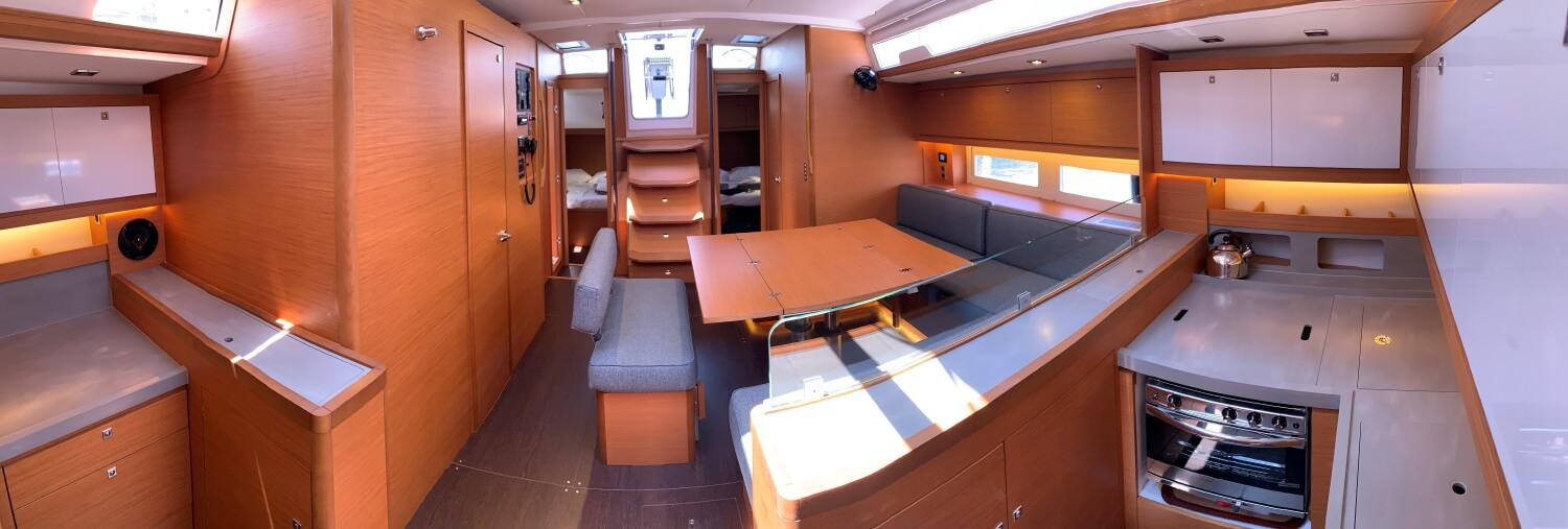 Splash - Saloon looking aft